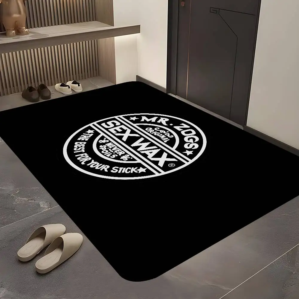 Mr Zogs Surfing Sexs W-Wax Door Mat Kids Room Bedroom Decoration Balcony Anti-Slip Doormat Living Room Doormat Area Rug