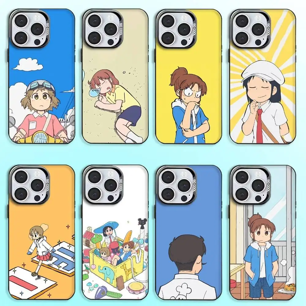 

C-City The A-Animation Phone Case For iPhone17,16,15,14,13,12,11 Plus,Pro Max Colored Silver Plated Inside Cover