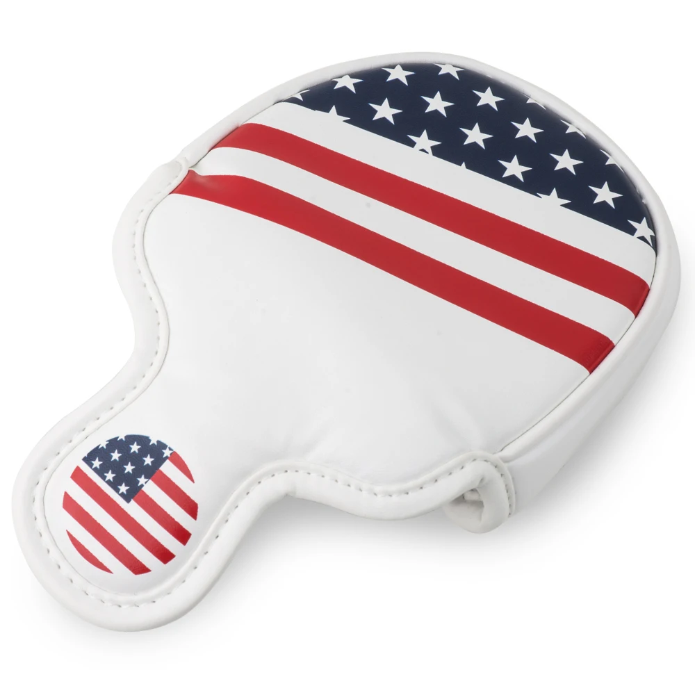 Golf Blade Putter Cover Golf HeadCover Multiple Style Magnetic Magic Tape Open Close Golf Club Protective Headgear Golf Supplies