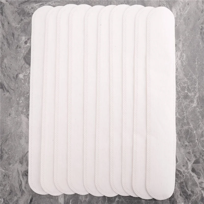 【Supernew】30Pcs/Set Golf Hat Liner Cap Protection Insert Headband Sweatband Disposable Hat Liner Moisture Absorbing Sweat Pads