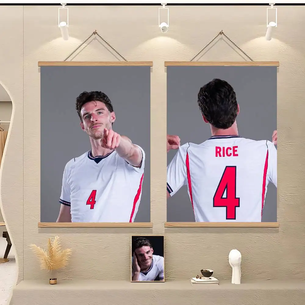 D-Declan Rice 4 Waterproof Self-adhesive HD Poster Wall Sticker Home Decor Gift