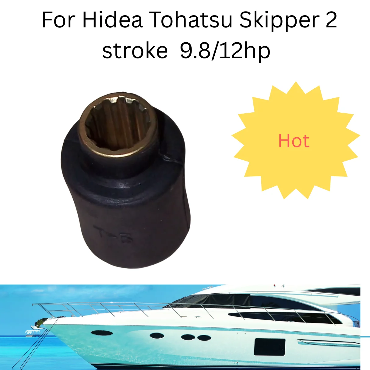 

Морской подвесной мотор, подушка пропеллера для Hidea Tohatsu Skipper, 2-тактный подвесной двигатель 9,8/12 л.с., аксессуары для двигателя