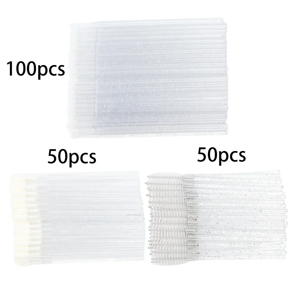 ชุดมาสคาร่าแบบใช้แล้วทิ้ง 200 ชิ้น พร้อมไมโครบรัชสำหรับต่อขนตาและแต่งหน้าคิ้ว