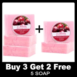 AILKE Brightening Bath Soap Bar For Black, Dark, Fari, Caramel Skin, Clean Stains With Natural Rose Oil, Shea Butter, Carotene