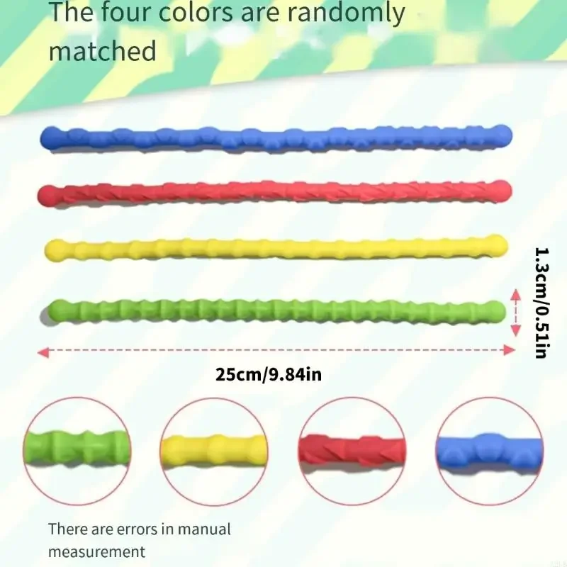 سوار محكم على شكل أداة سوار حسي للتهدئة والإجهاد والقلق هدية عيد الميلاد لعبة محكم لعبة حسية 15UB