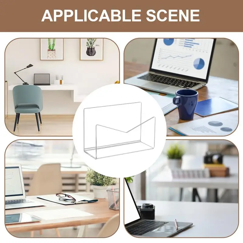Acrylic Mail Holder Acrylic Mail Organizer Acrylic Letter Rack Mail Sorter Letter Sorter Stand For Home Countertop Desk School