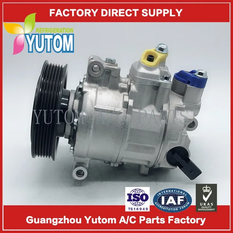 7SEU16C Auto AC Compressor For Audi A4 2.4 A5 A6 Q5 A7 8E0260805AS 4G0260805B 4F0260805AJ 447170-9490 447180-9492 447190-9570