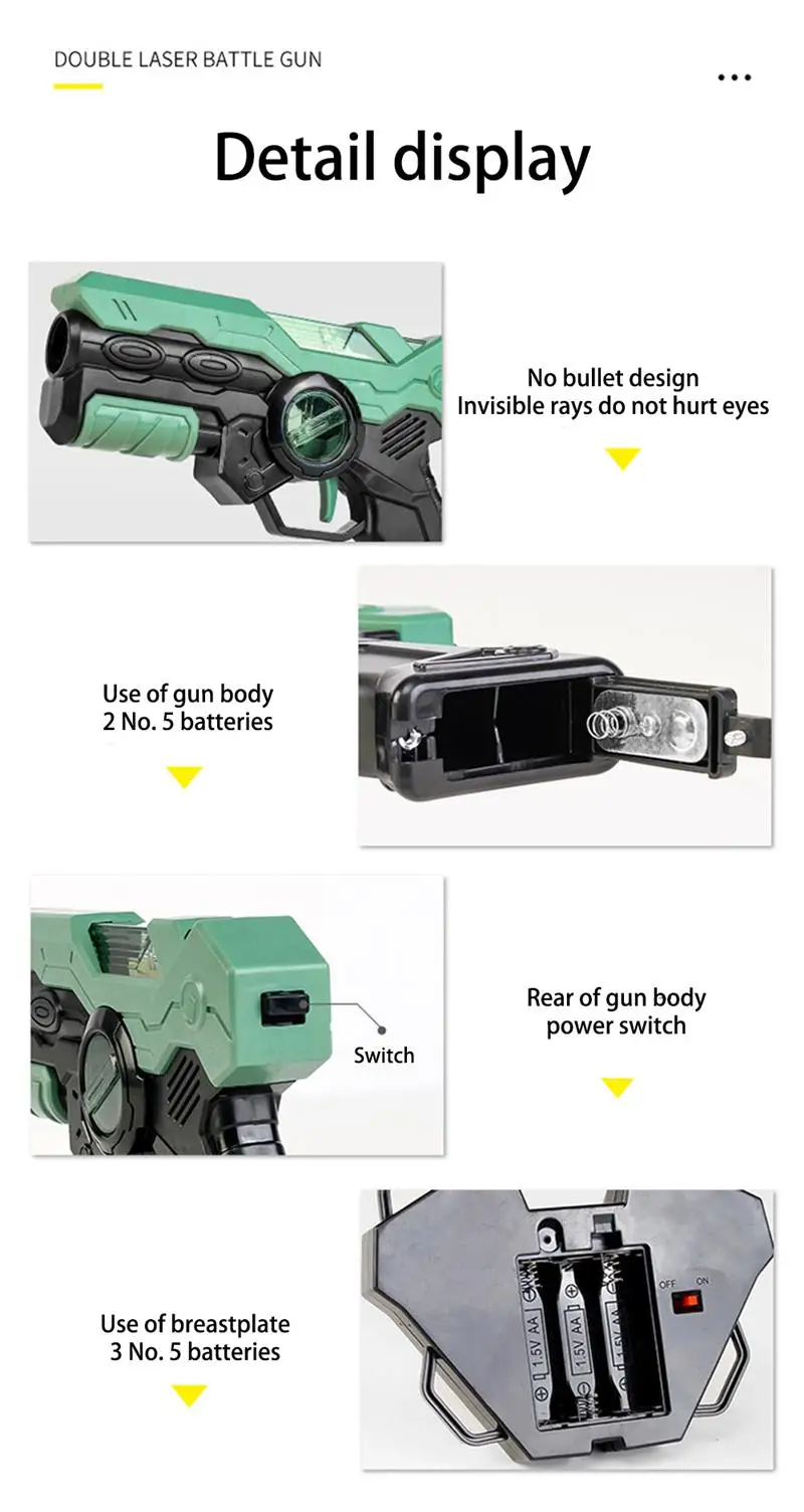 Kinder Laser Tag Spielzeug Pistolen Elektrische Infrarot Projektor Spielzeug Pistole Für Kinder Outdoor Laser Tag Schlacht Spiel Spielzeug Für Kinder Geschenke