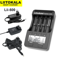 Liitokala Lii-500 1-5PCS LCD 3.7V 18650 18350 18500 16340 17500 26650 1.2V AAA NiMH Detection Capacity Lithium Battery Charger