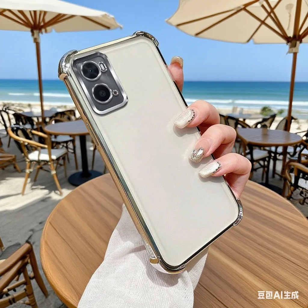 

Electroplated 4-Corner Shockproof Android Phone Case for OPPO A76 A36 Military-Grade Anti-Drop Durable Matte Covers