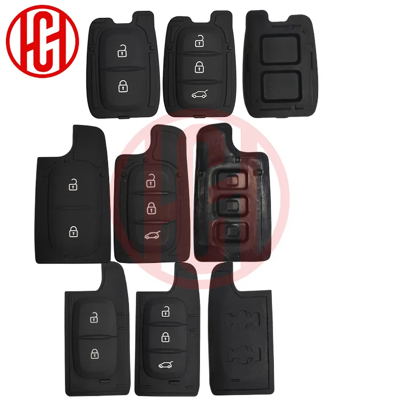 2/3 Buttons Car Key Button Pad For Renault Sandero Twingo Symbol Megane Kadjar Logan Clio 5 Twingo Trafic  Dacia Duster Oroch