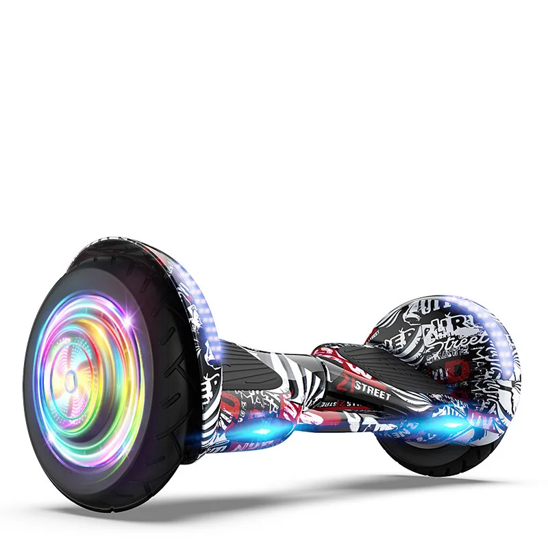 2024 New Design 10 Inch Children Electric Hoverboards LED Lights Hover Board