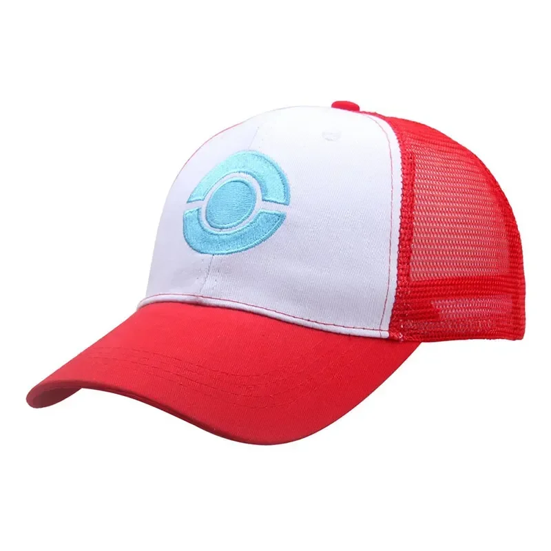 Letter C Cotton Embroidery Adjustable Hat Gifts Children Adult Anime Pokemon Figure Cosplay Baseball Cap Peaked Cap Ash Ketchum