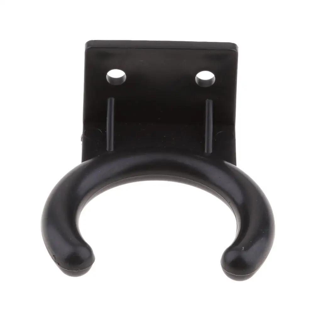 Microphone Hook Wall Stands Hanger Phone Accessory Black Durable