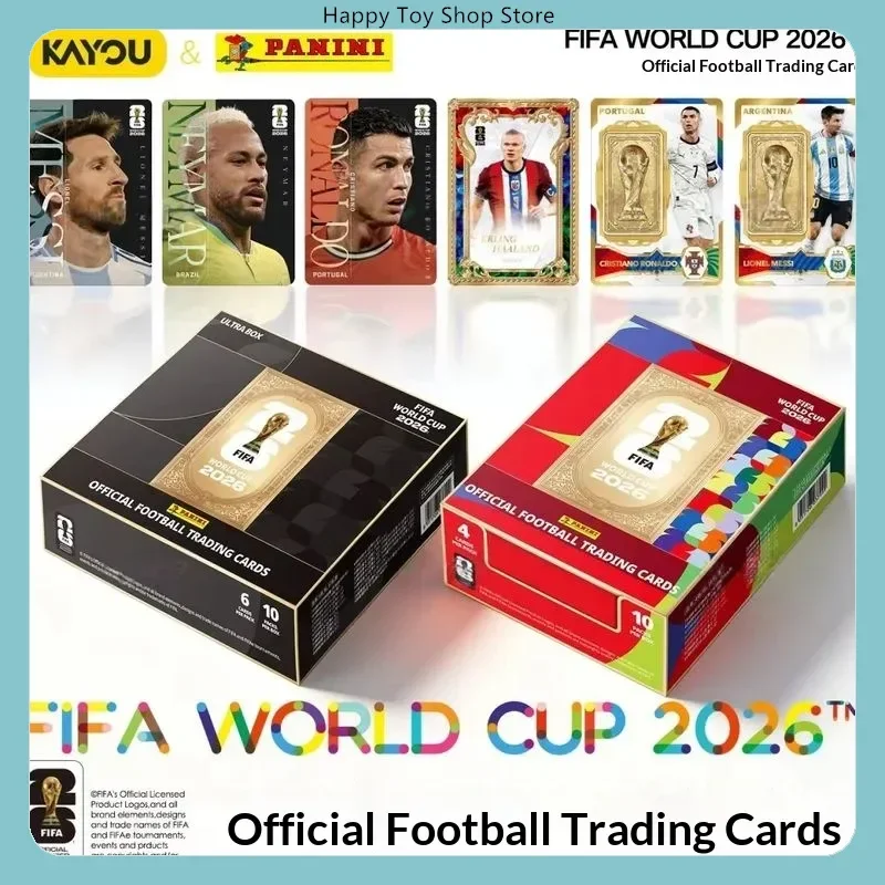 

Original Box Exquisite Gift Genuine PANINI × KAYOU FIFA World Cup 2026 Trading Cards Interconnected Pattern Unlimited Potential