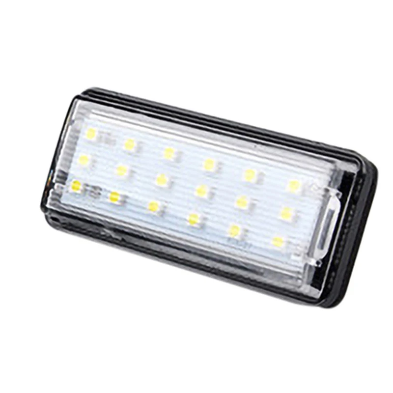 Canbus Car LED Number License Plate Light For Toyota Land Cruiser 100 200 Prado 120 Reiz 4D Mark X Accessories