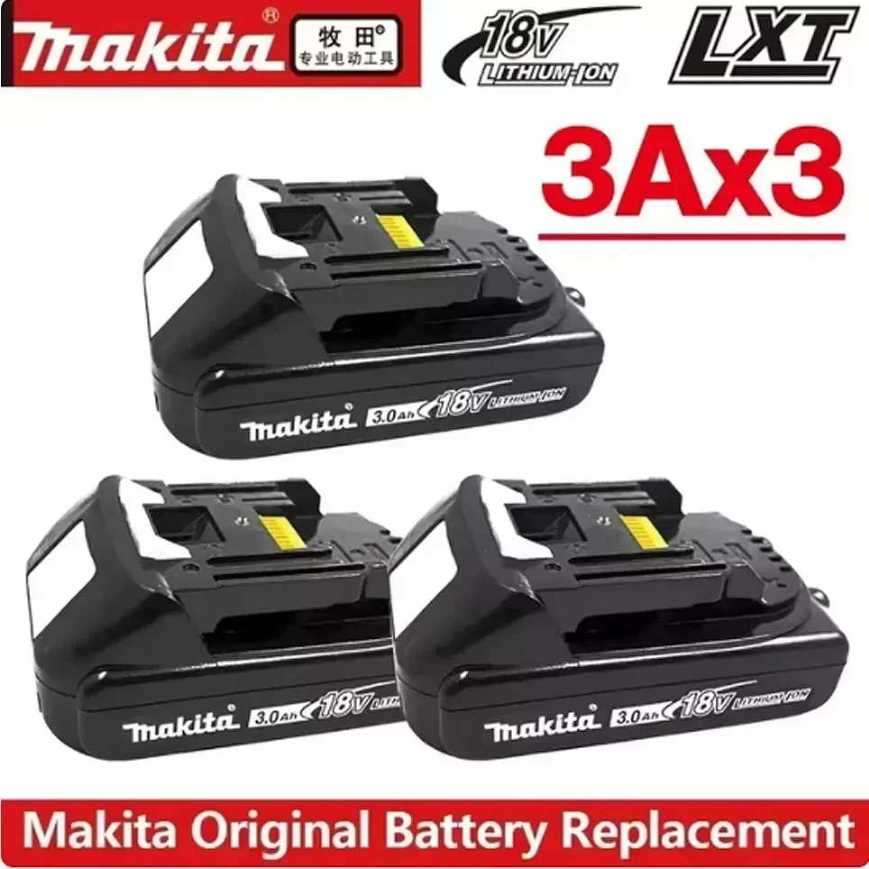 

Оригинальный литиевый аккумулятор Makita 6Ач/3Ач/18В BL1830B BL1850B BL1850 BL1840 BL1860 BL1815, замена