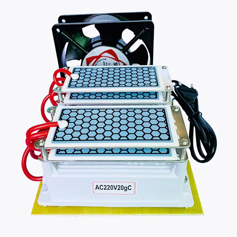 Double Integrated Ceramic Plate Ozonizer Air Purifier 220V/110V 20g 10G powerful Ozonizer Ceramic Ozone Generator Ozone ozonator