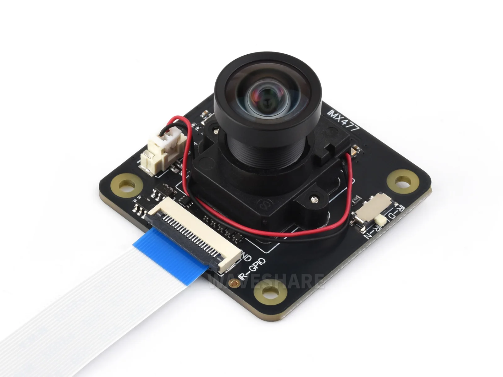 Caméra IMX477 IR-CUT 12,3MP (B), compatible avec les cartes Raspberry Pi / Jetson / RDK