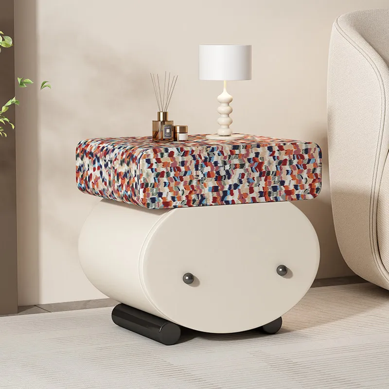 Space Saving Modern bedroom drawer Bedside table Storage glamour Nightstands Luxury  mesa auxiliar de cama Bedroom Furniture