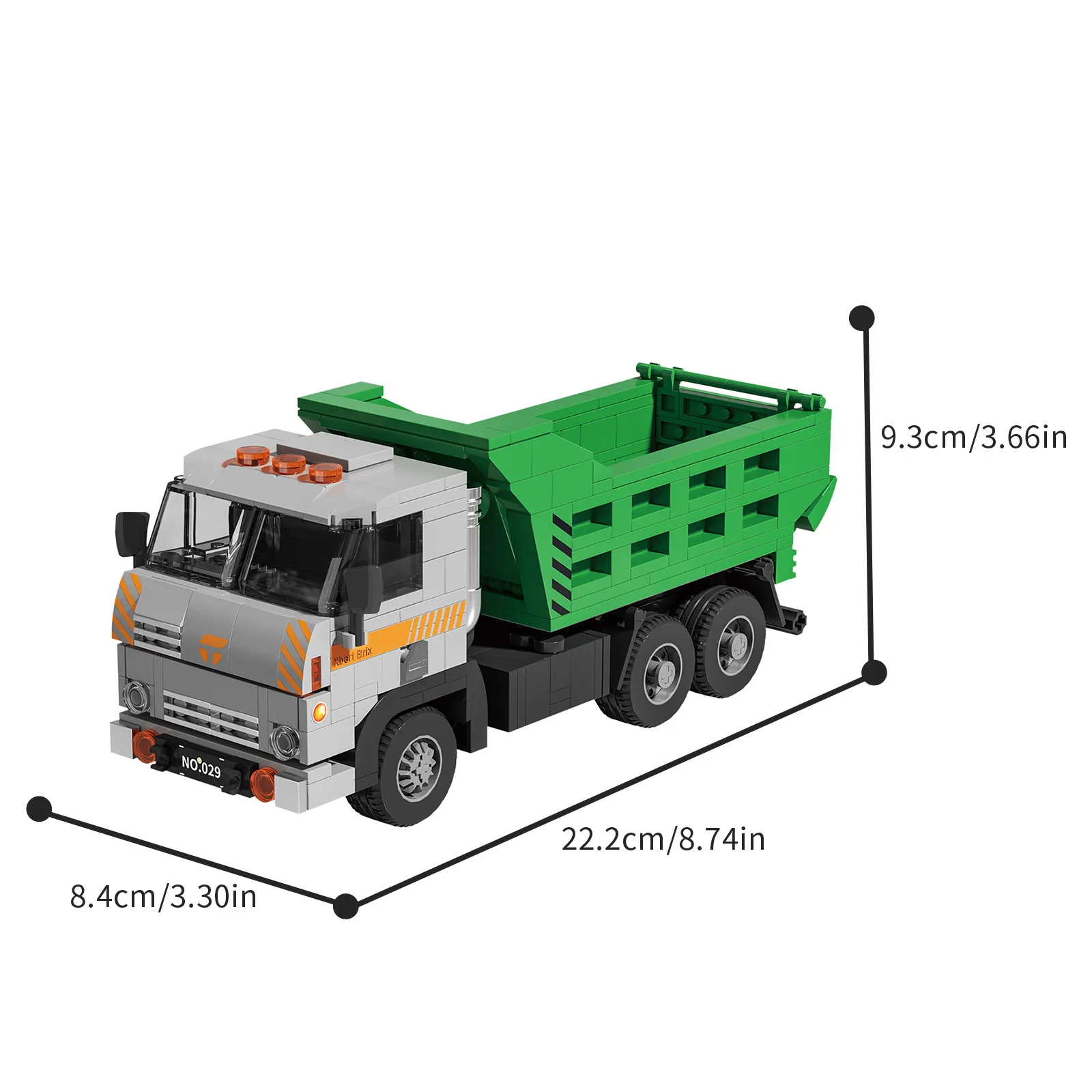

MOC European retro dump truck sand and soil transportation assembled building block toys ‌Christmas Birthday‌ Gifts Car Model