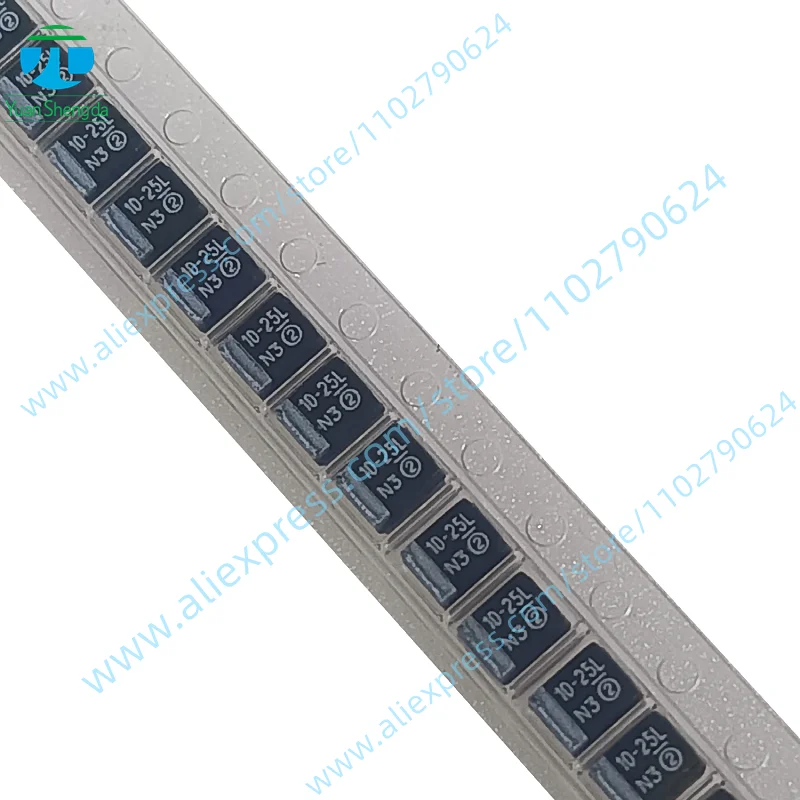 

Новинка, оригинальный 293D106X9025B2TE3 SMD Танталовый конденсатор 10uF (100) ± 106 25V CASE-B_3528 10-25L, 10-10% шт.