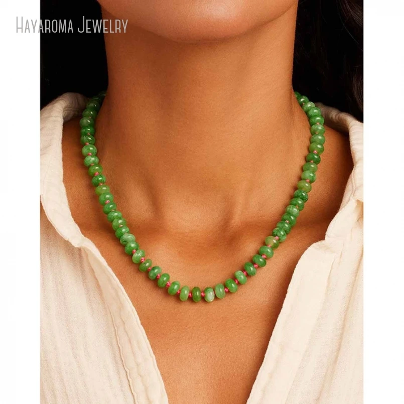 

10 шт. модные ювелирные изделия ручной работы зеленый бисер драгоценный камень натуральный камень богемный колье из бисера в стиле бохо ожерелье