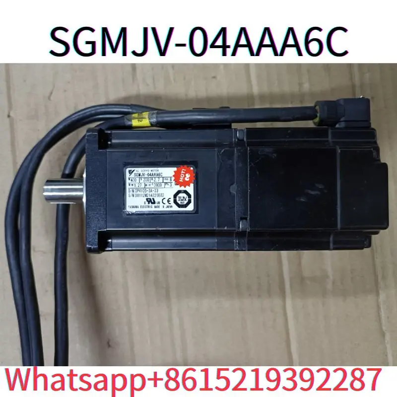 second-hand SGMJV-04AAA6C 400W servo motor tested ok