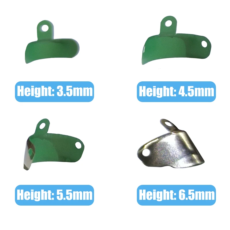 Non-stick Tandheelkundige Matrix Bands M4 2.0 Metalen Matrices met PTFE Jas Sectionele Voorgevormd Matrix Systeem Tandarts Gereedschap 20/50/100 stuks