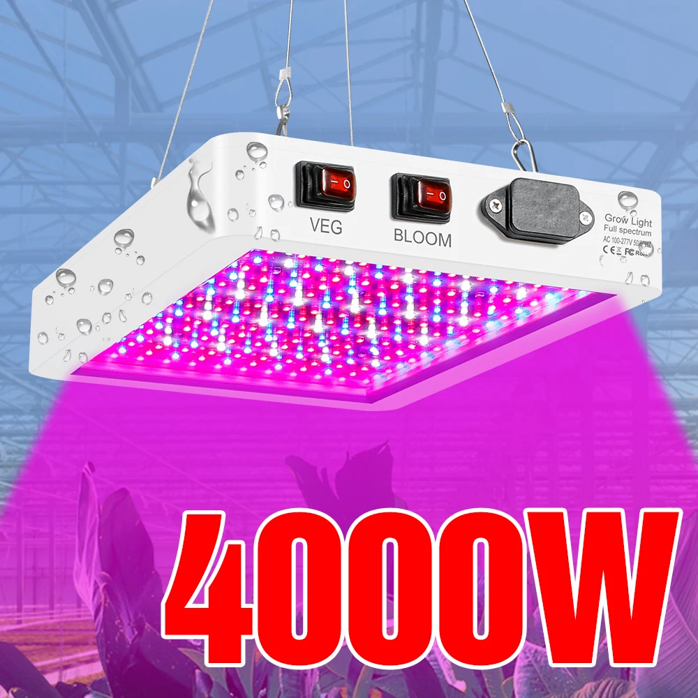 

LED Indoor Phytolamp Full Spectrum Grow Light Flower Seeds Hydroponics Plants UV Lamp For Greenhouse Tent Vegetables Cultivation