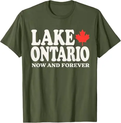 Lake Ontario Jetzt und für immer T-Shirt, Y2k Kanada Trvale Spruch T-Shirt, Humorvolles kanadisches stolzes Grafik-Persönlichkeits-Shirt für Frauen und Männer – Detail 8