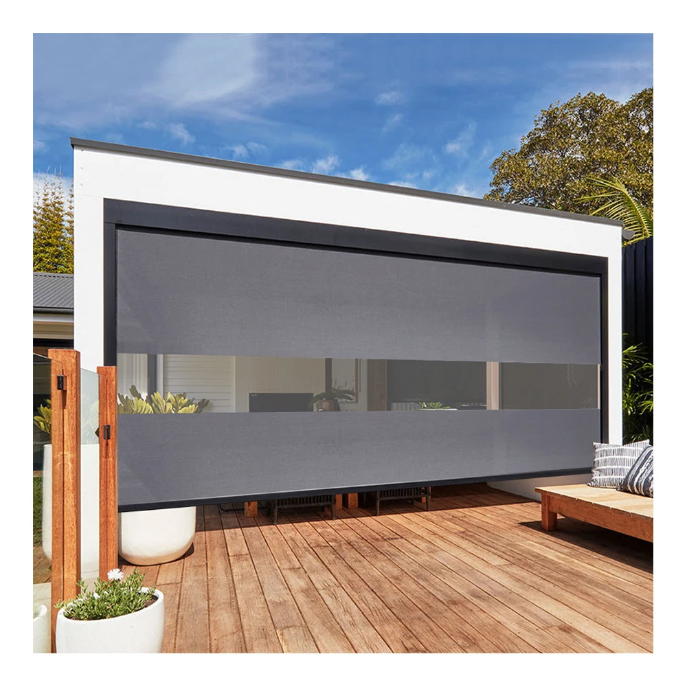 

Transparent PVC Patio Enclosures Outdoor Plastic Weather Panels Clear Vinyl Curtains