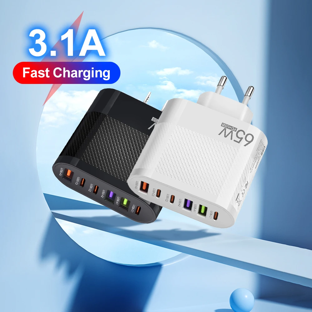 3.1A 6-In-1 3USB 3P…