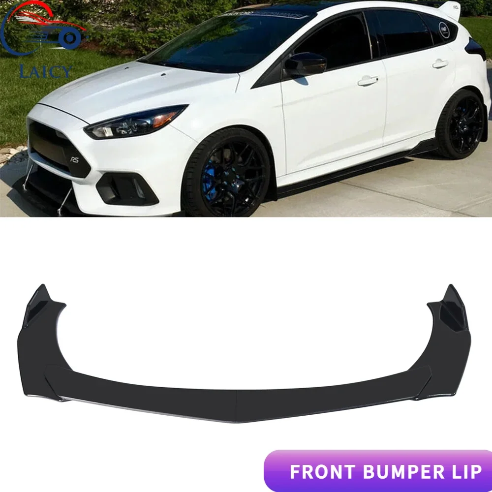 LAICY For  Focus RS SE ST 2004-18 Front Bumper Lip Body Kit Canard Diffuser Splitter Spoiler Anti Scratch Guard Body Shovel