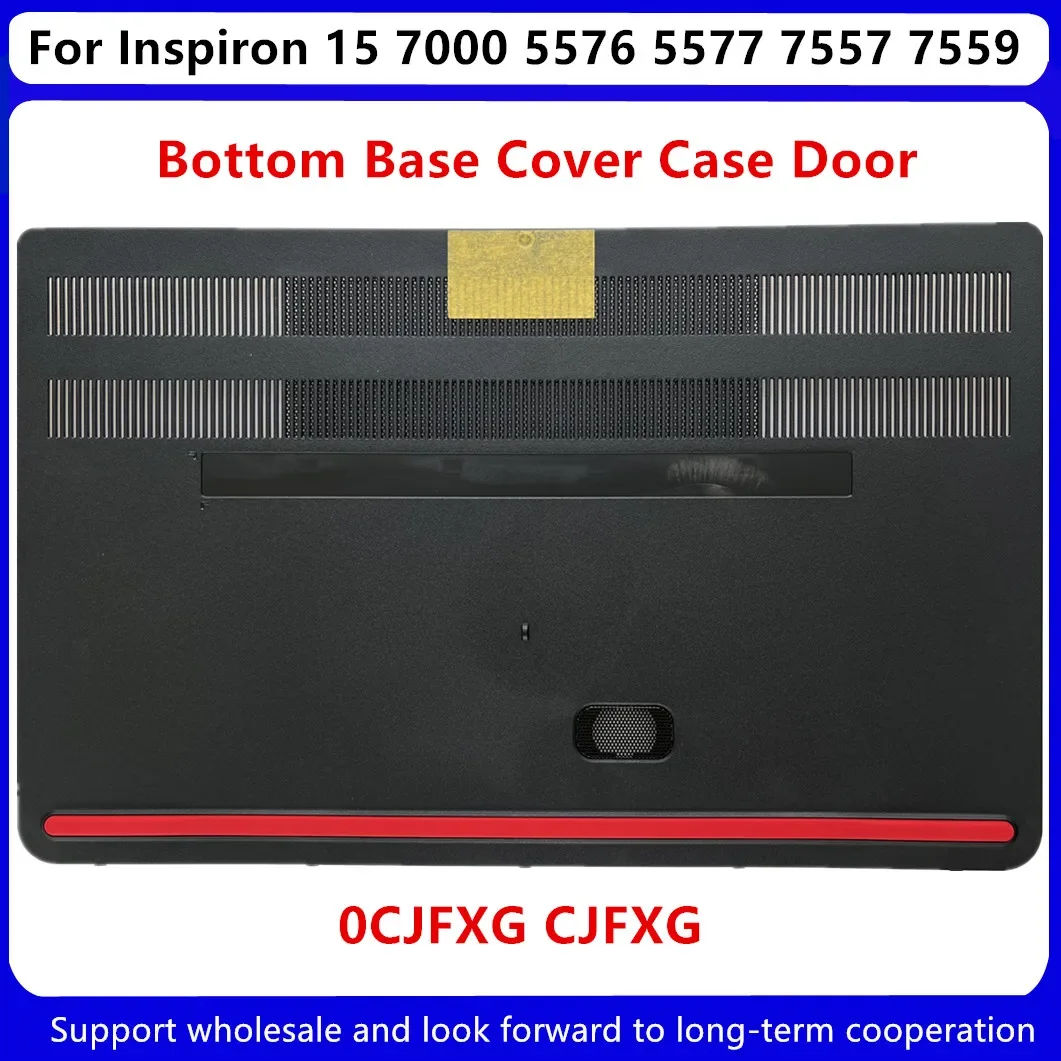 Tampa da base inferior para dell inspiron 15, 7000, 7557, 7559, 5577, 5576, 0t9x28, 08fgmw/porta, tampa hdd 0cjfxg