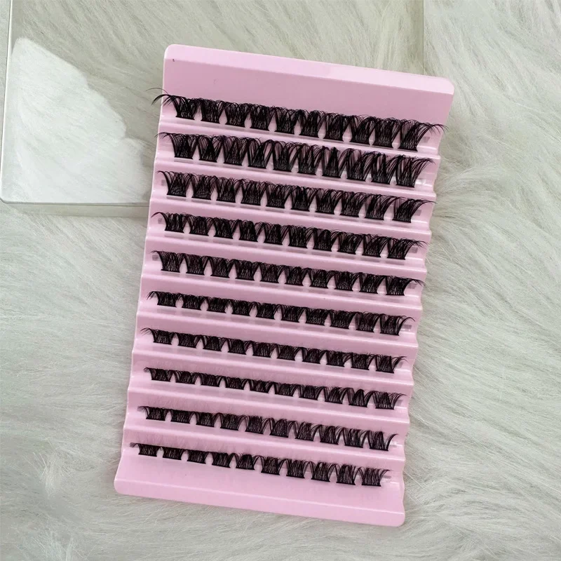 MIAOJIE Lash Clusters 120pcs Cluster Lashes 8-16mm Wispy Individual Lashes Extensions Natural Look Lashes D Curl Fluffy Cluster image 2