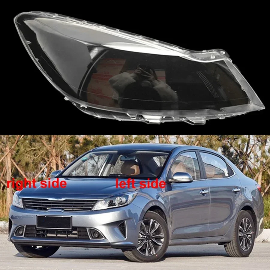 

For Kia Forte 2018 2019 Front Headlamp Cover Shade Transparent Lampshade Headlight Shell Lens Plexiglass Auto Replacement Parts