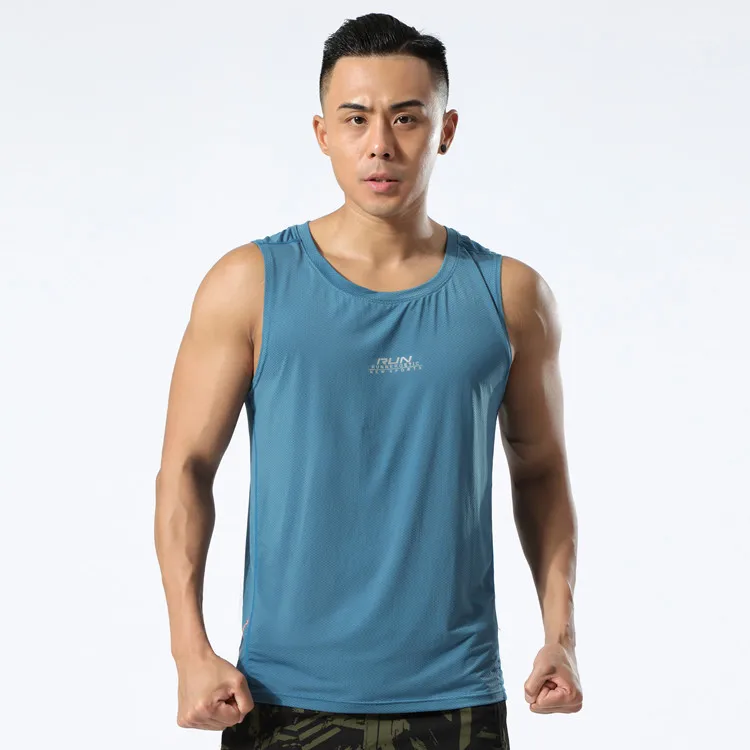 

Breathable high elastic quick-drying vest sports leisure running fitness outdoor sleeveless bodybuilding tank top