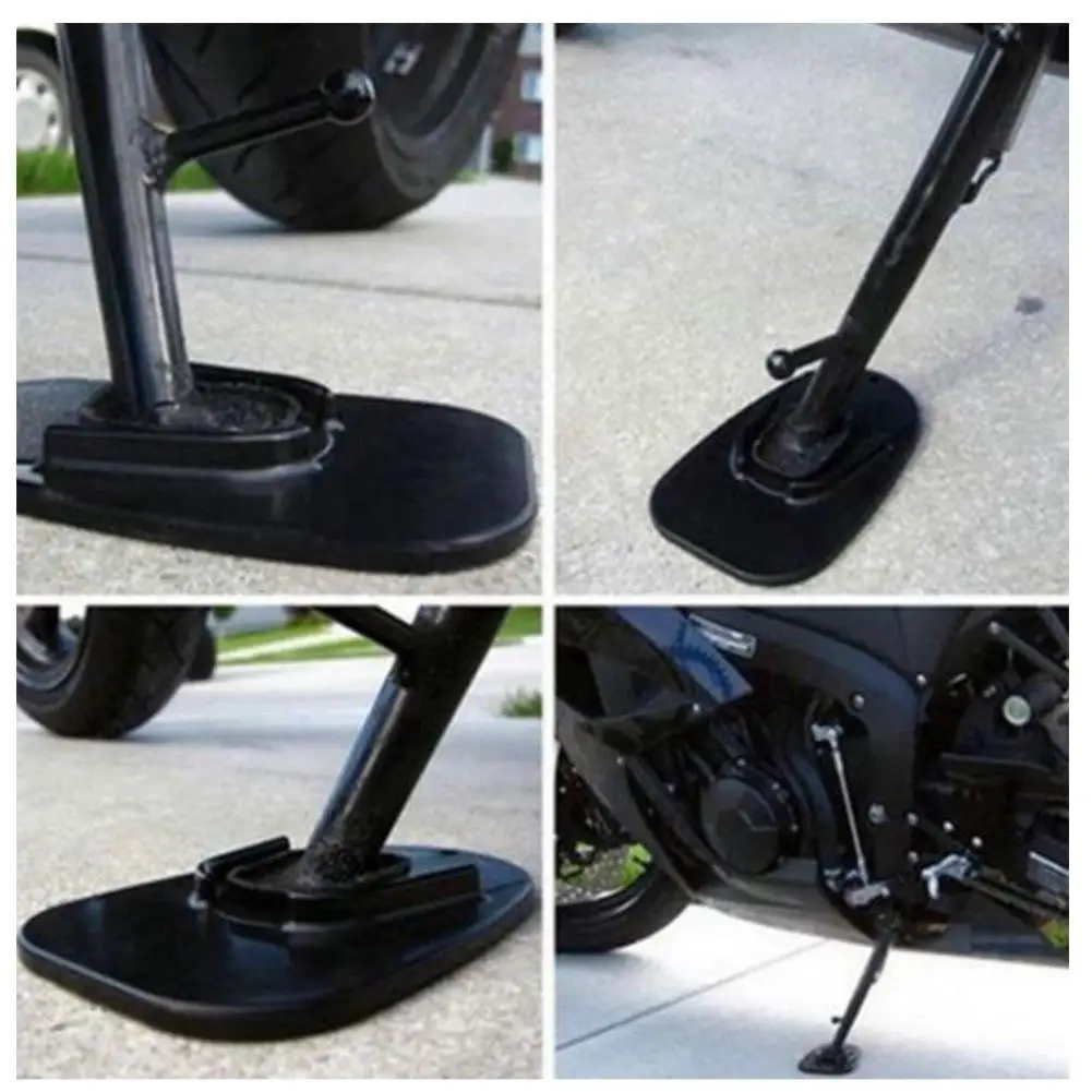 Universal Motorcycle Kickstand Pad Side Stand Support Plate for soft Ground Outdoor Parking