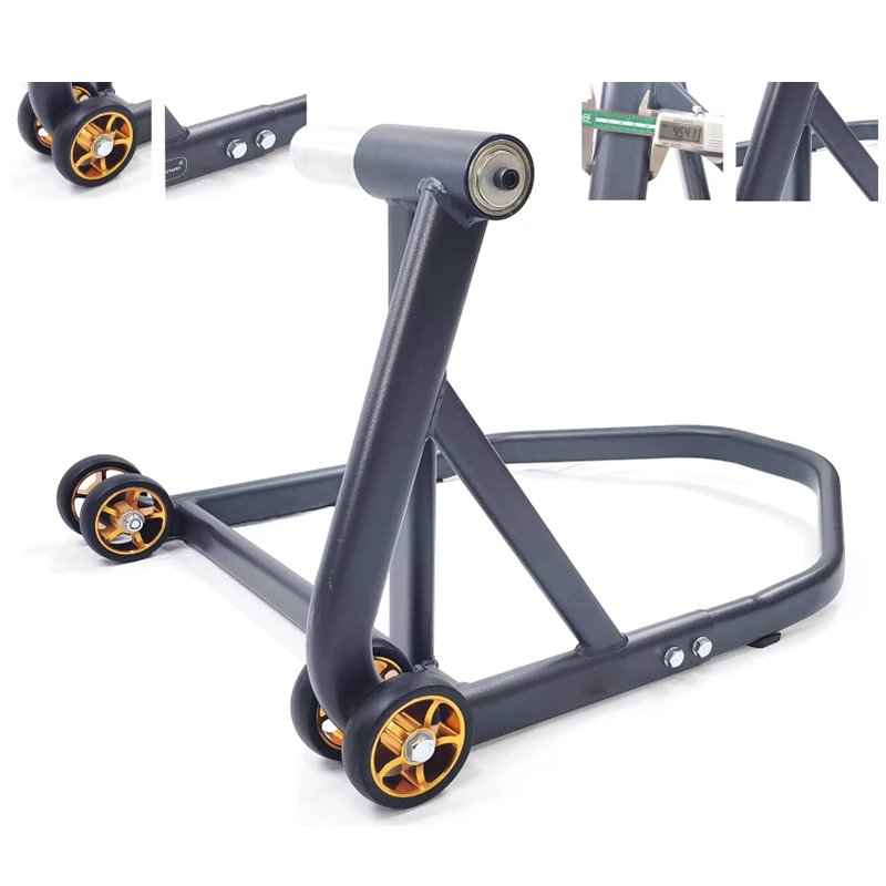 Motorcycle Stands Thickened frosted flat Steel Paddock Stand Swing Arm Side support For Different Moto