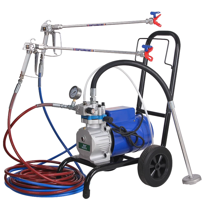 DIY Fully Automatic  High-Pressure Airless Spray Gun Household Latex Paint Interior Exterior Wall Painting Spray Machine