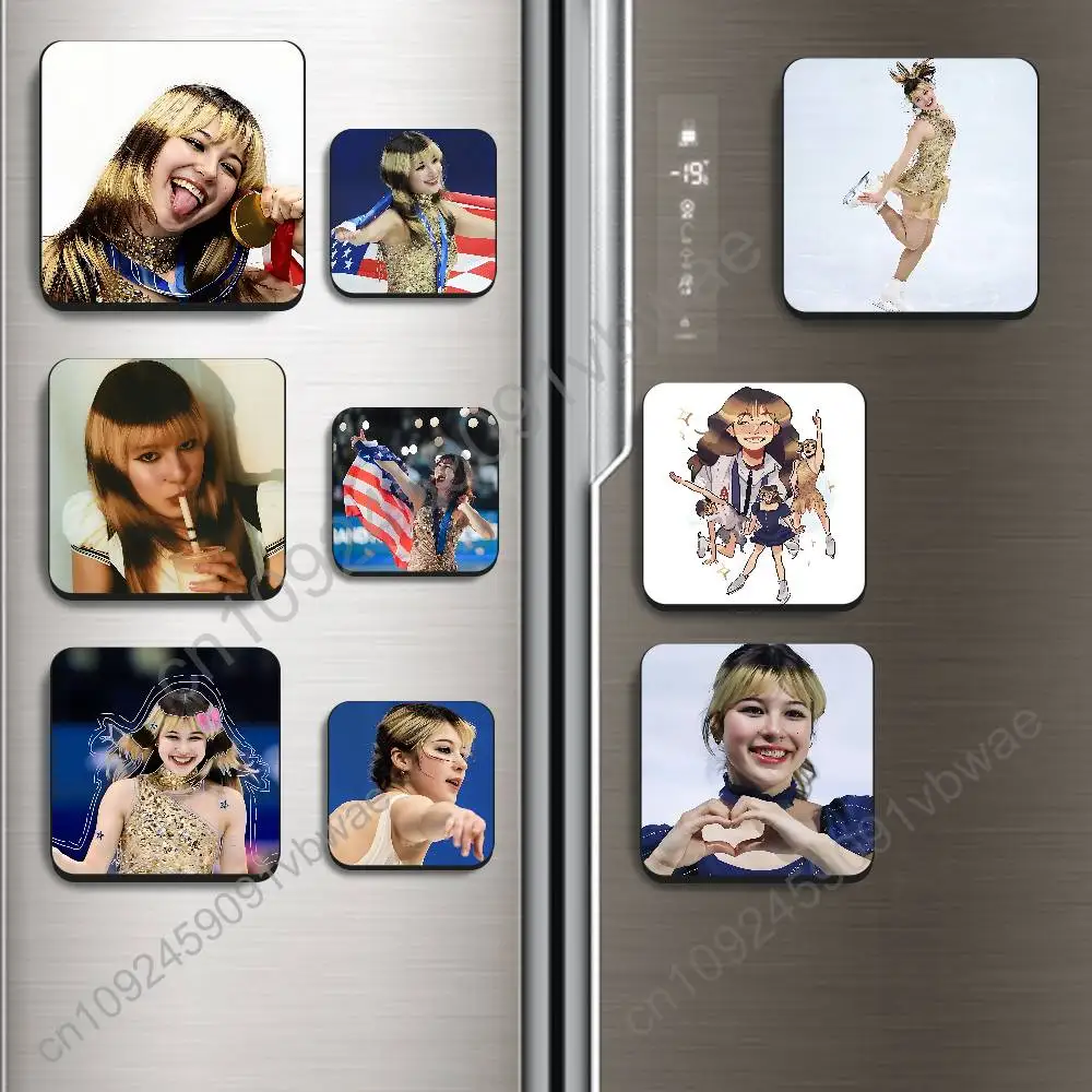 prime of youth Alysa Liu BestSelling Refrigerator Magnetic Sticker Fridge Magnets Adhesive to Metal Surfaces Leaves No Residue