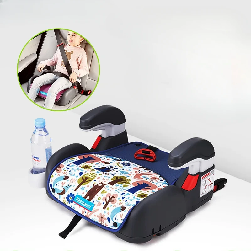 EG95 High Back Booster Seat, Portable Child Safety Chair for 1-12 Years, Adjustable Infant Car Seat, Comfortable Travel Booster