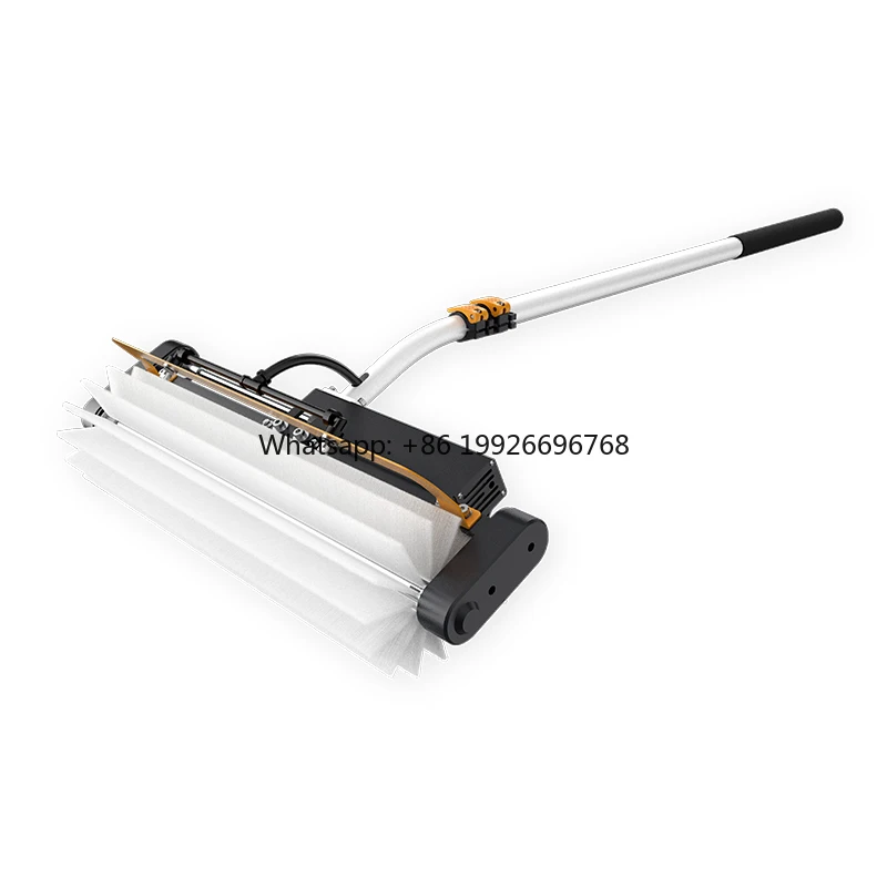 

Zhenda Factory Durable DC Power with lithium Battery Version Roller Head Photovoltaic Motorized Solar Panel Cleaning Brush