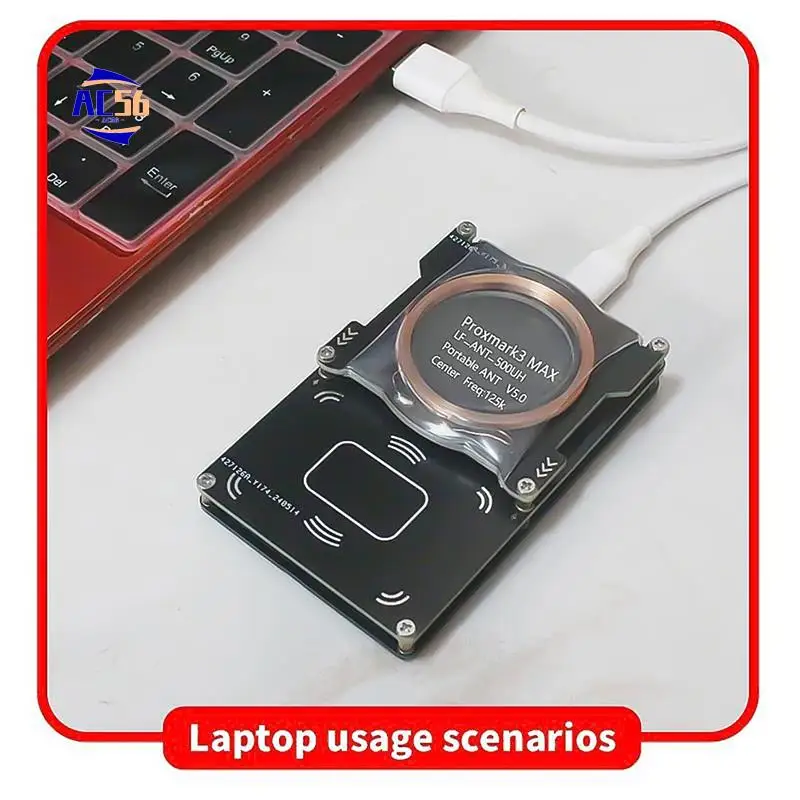 

AC56-Proxmark3 MAX Set Key Copier 13.56Mhz 125Khz Badge Reader IC ID NFC Tag Decryption Duplicator NFC Smart Card Writer