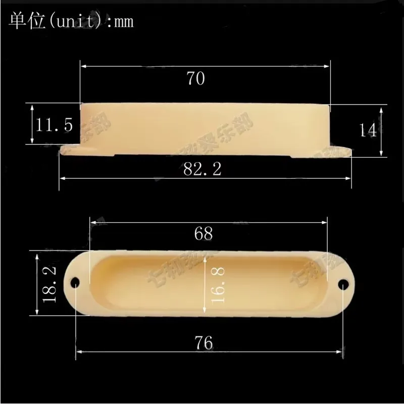 A Set White Electric Guitar Pickup Covers Closed Sealed Style Single Coil Control Knob Switch Knob Tip Parts
