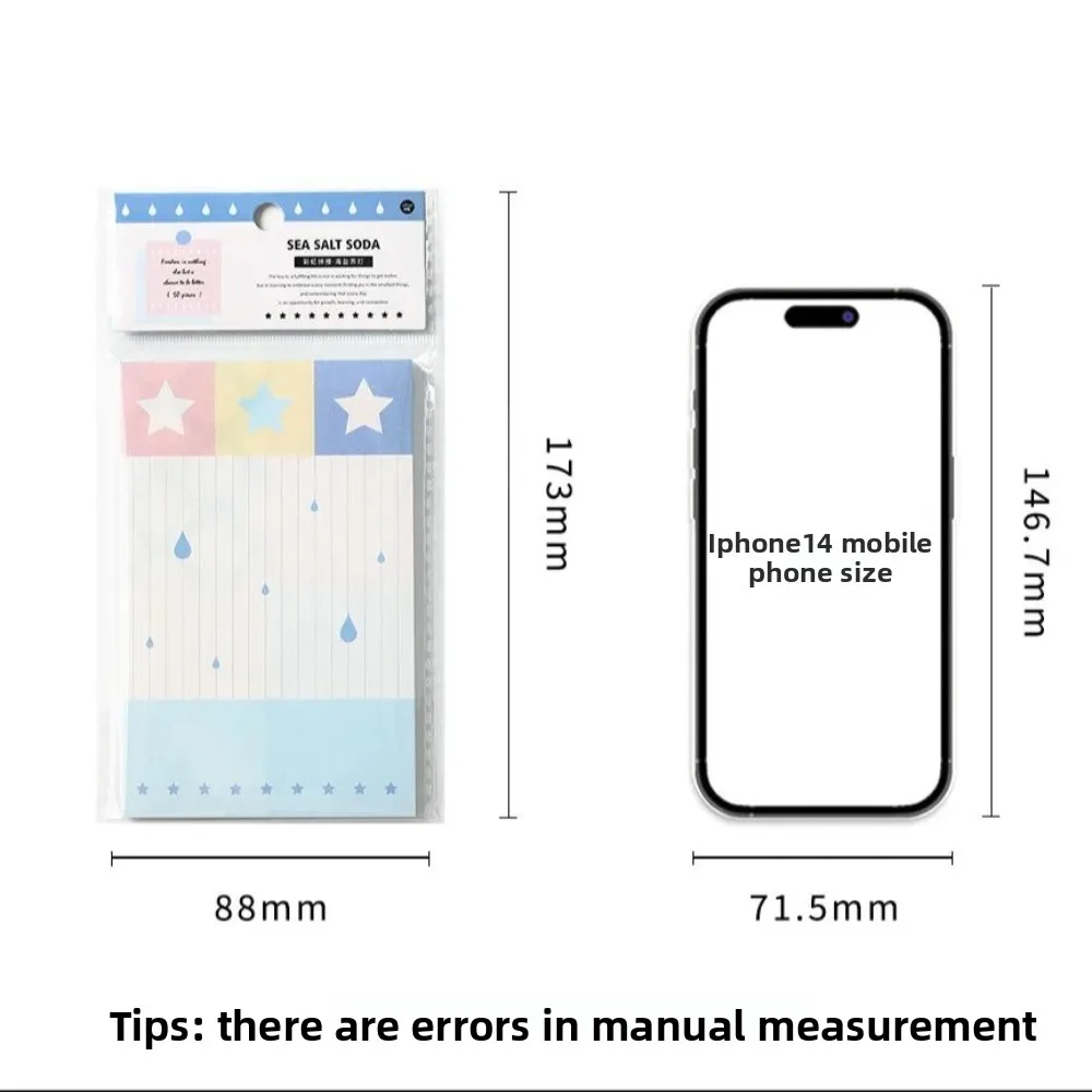 Neue DIY Schreibwaren Memo Pad 50 Blatt Mehrzweck Haftnotiz INS Stile Lose Blatt DIY Scrapbooking Papier Büro Liefert