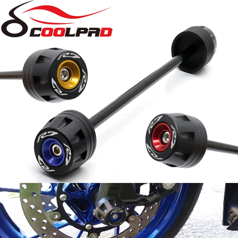 

For YAMAHA YZF R7 2021-2023 Front Axle Fork Crash Slider Motorcycle Anti-Falling Frame Slider Protectors