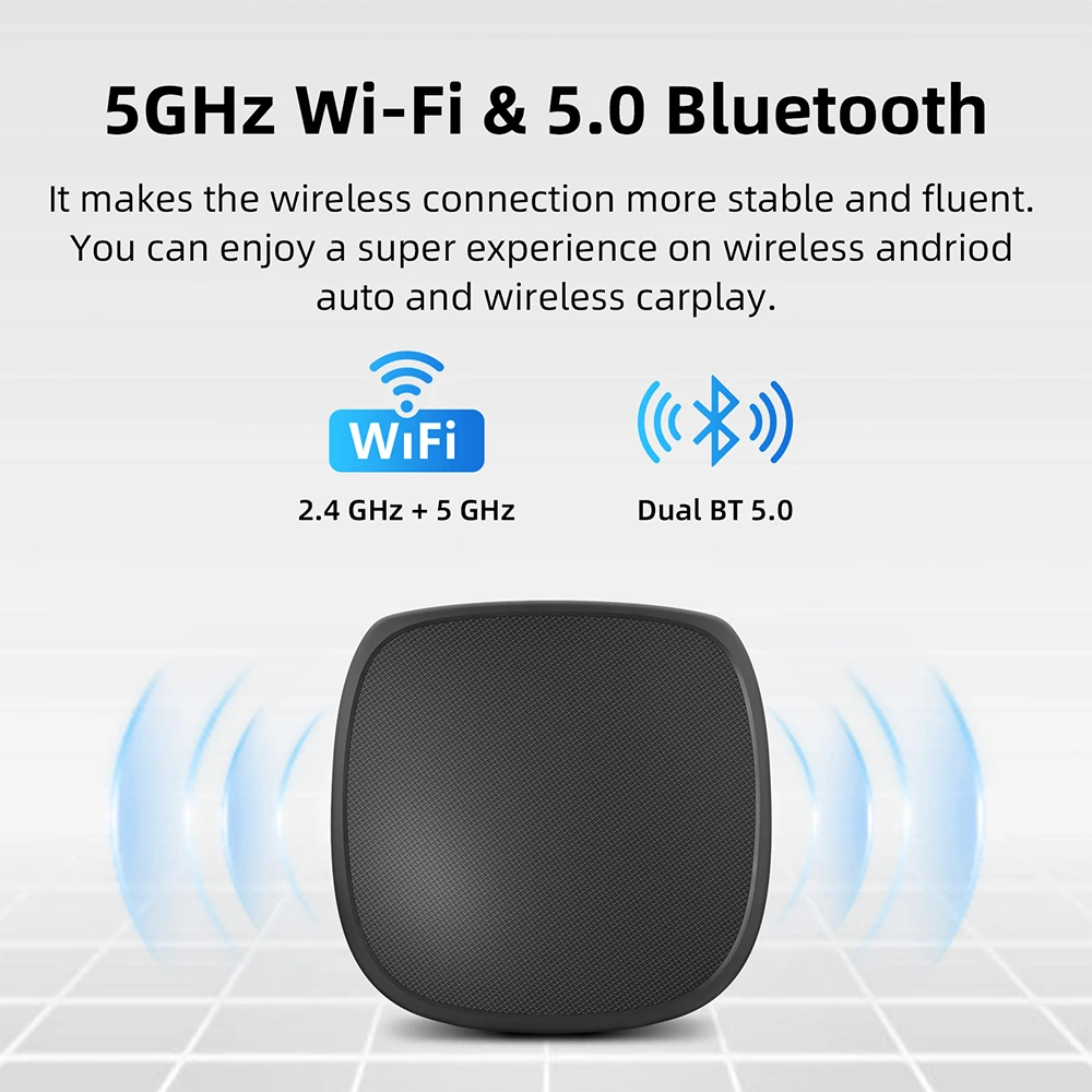 Android 13 Android Auto Wireless CarPlay AI TV Box QCM6115 8-Core For Netflix Play Store Split Screen 64G 128G