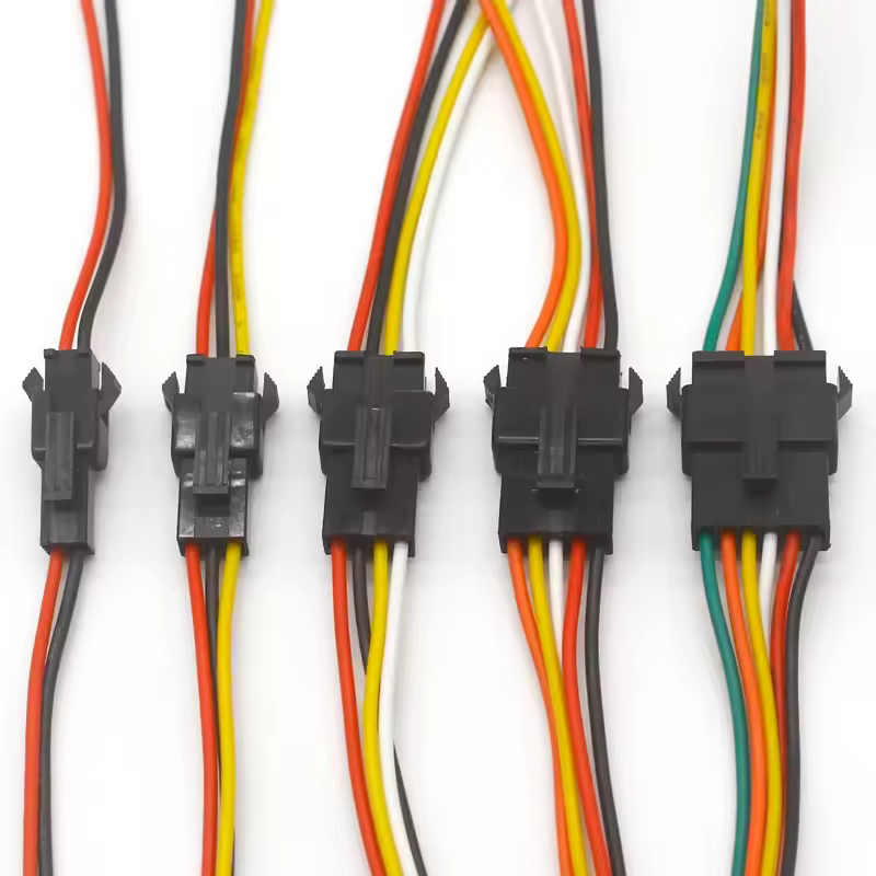 Connecteurs LED JST 3 broches 4 broches 5 broches 6 broches, connecteur mâle et femelle pour bande lumineuse LED 3528 5050 RGB RGBW RGBWWW